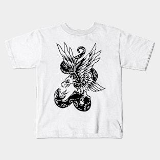 Bird and snake Kids T-Shirt